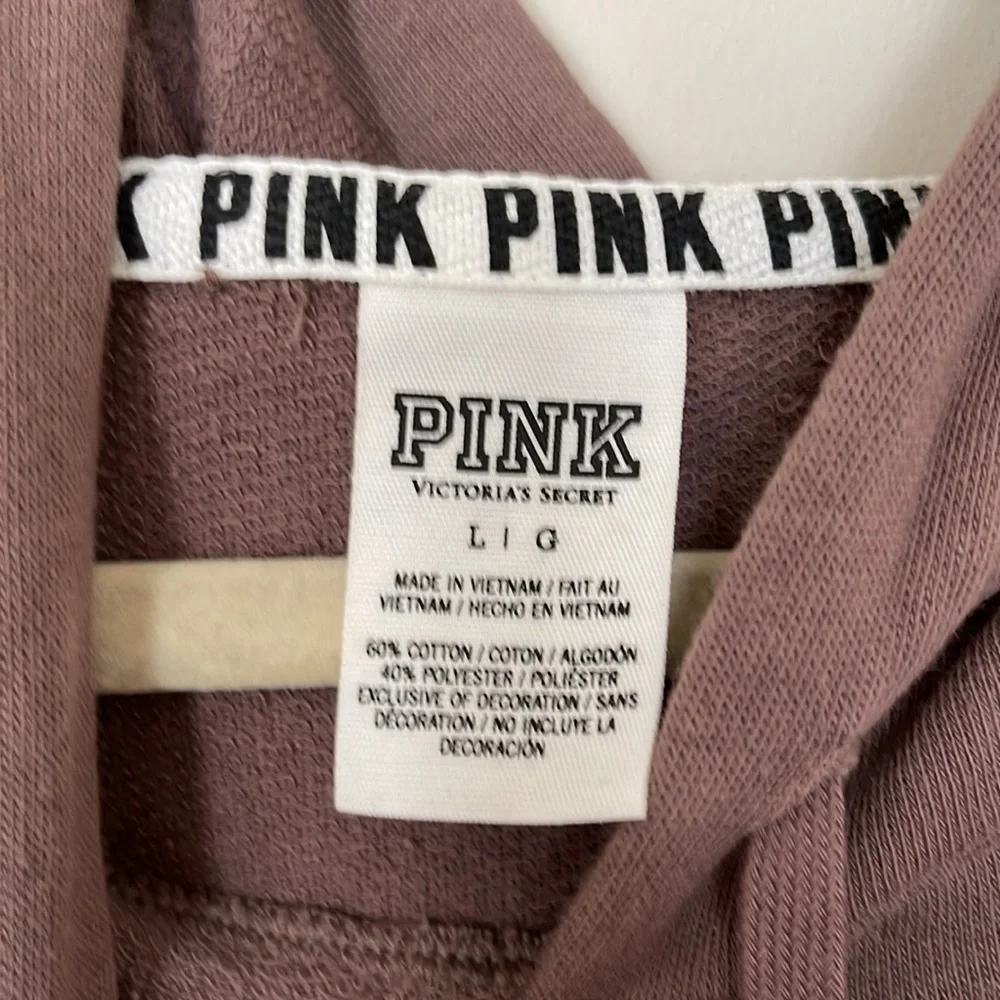 PINK Hoodie PullOver Top - Picture 5 of 8